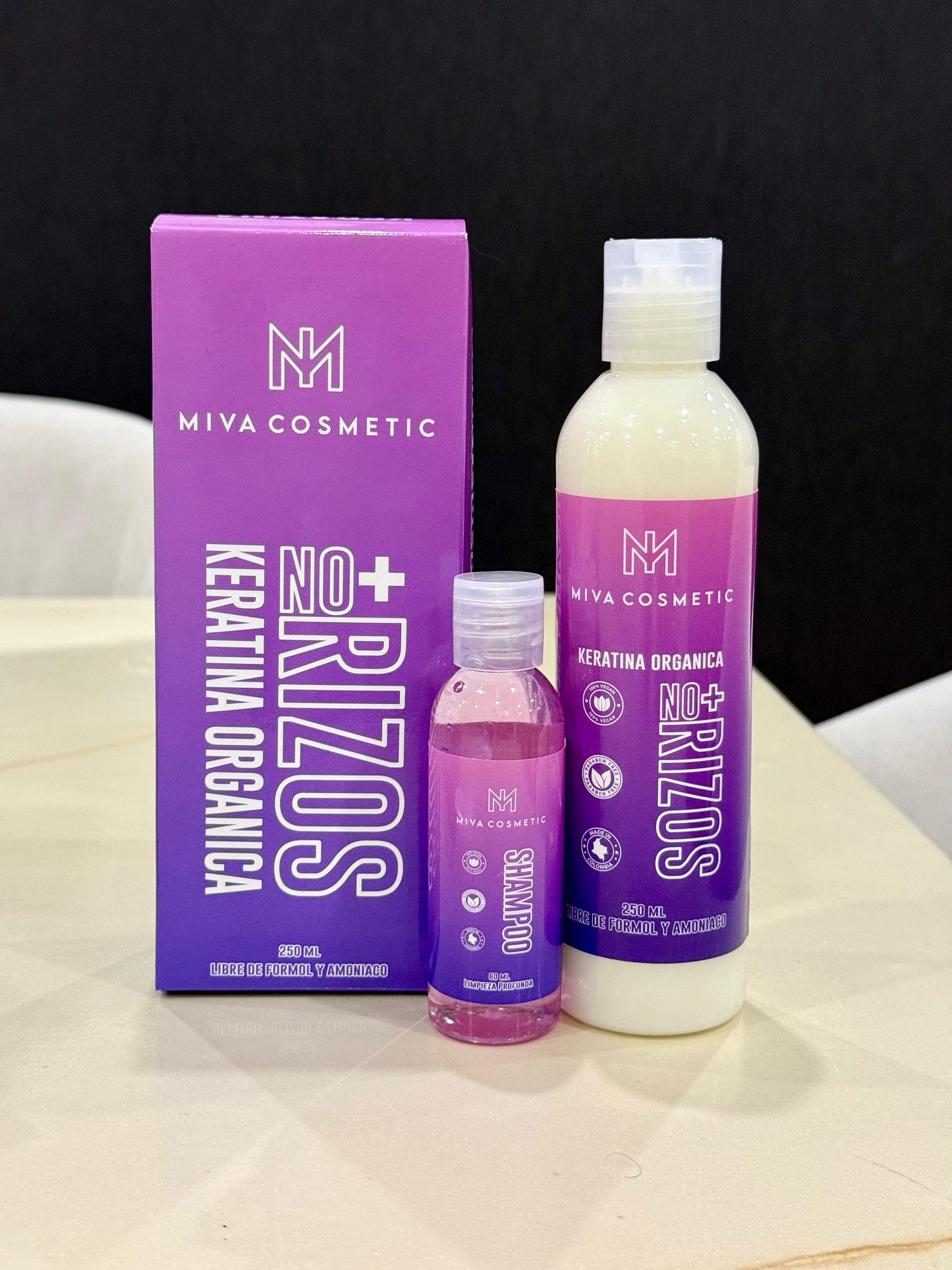 KERATINA ORGÁNICA NO+RIZOS 250ML