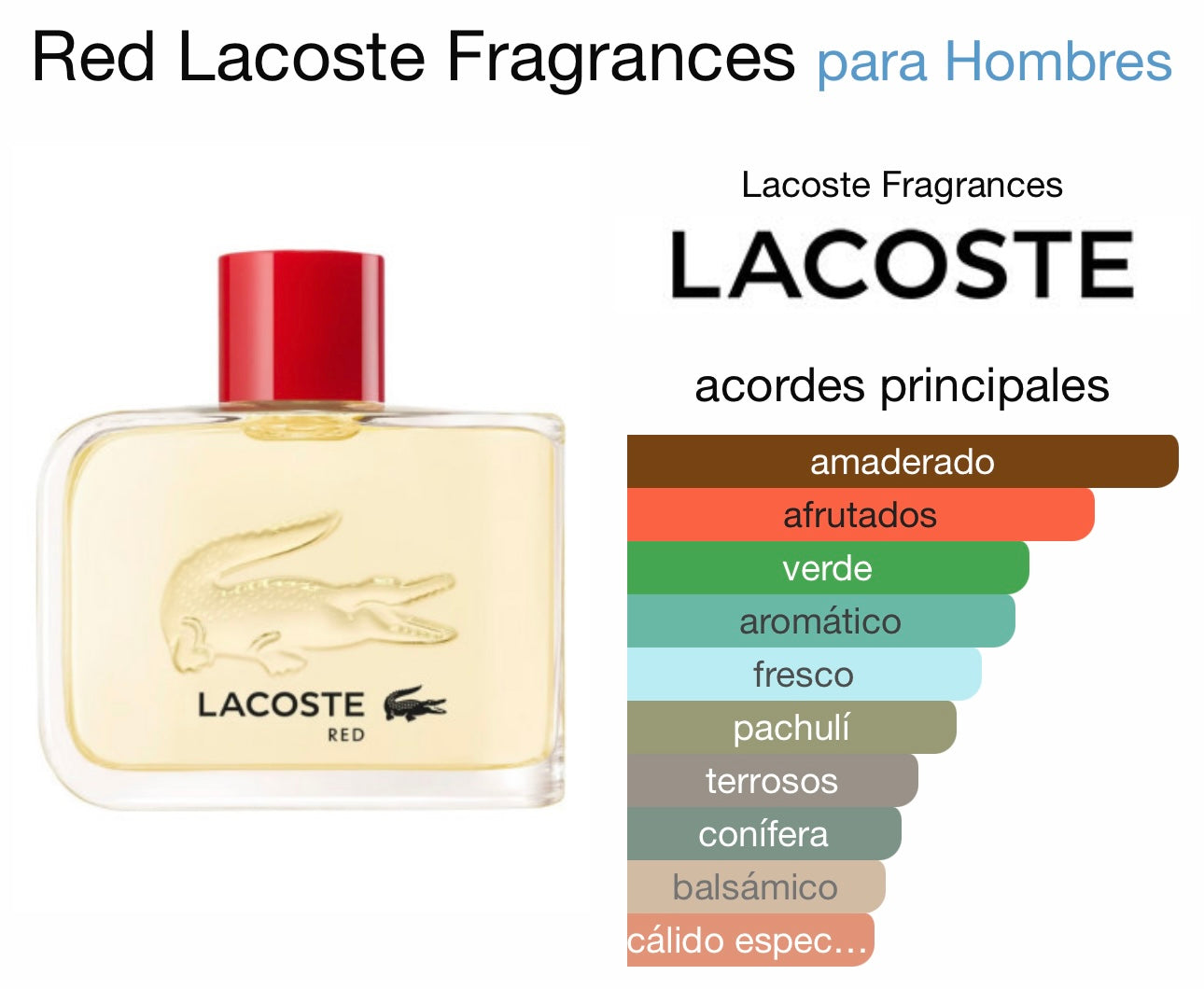 LACOSTE RED #93 HOMBRE
