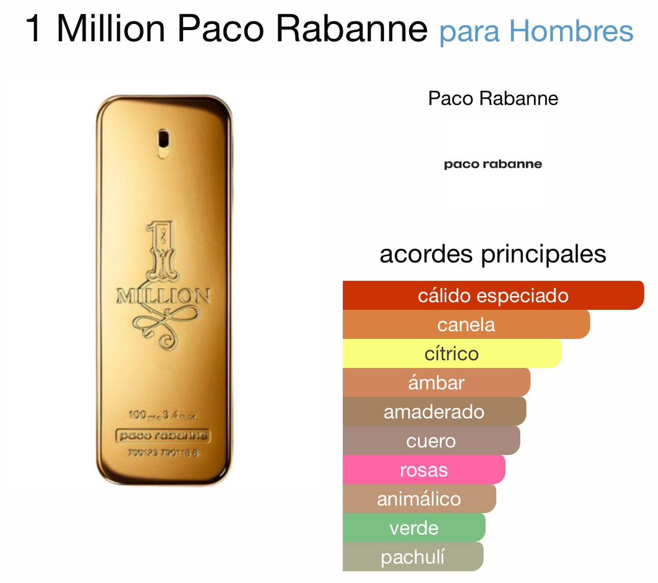 ONE MILLION TRAD #90 HOMBRE