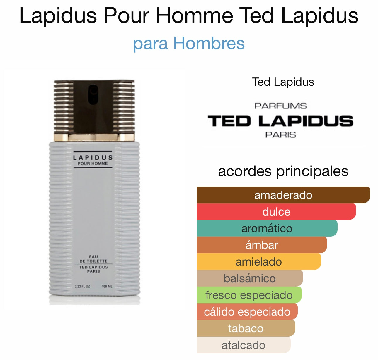 LAPIDUS #58 HOMBRE